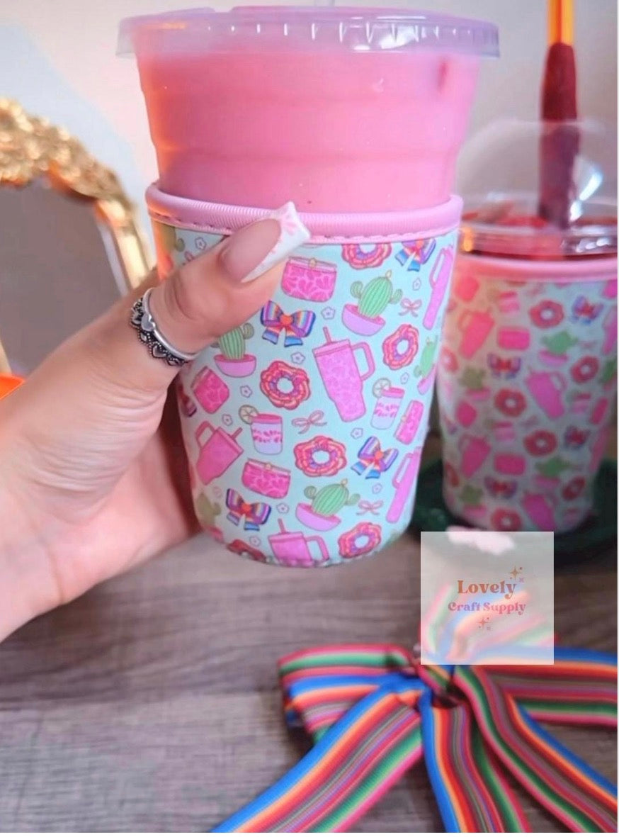 Mexican themed coffee sleeves