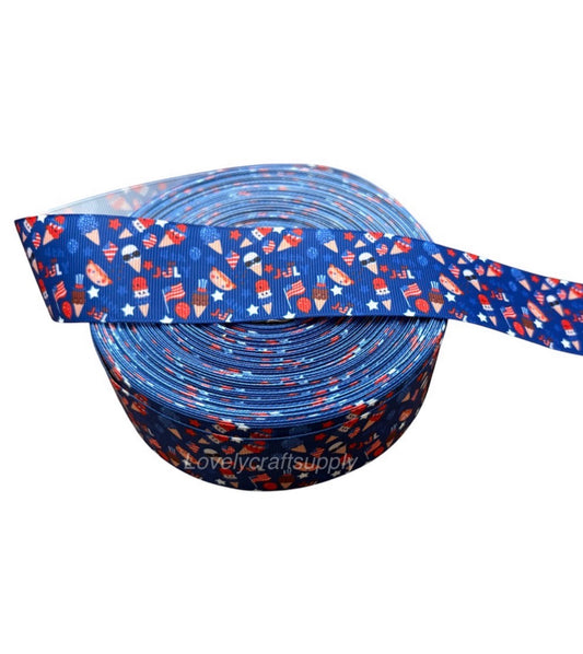 1.5" 4th of July ribbon