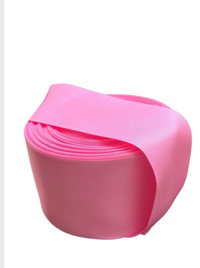 3” Solid Pink ribbon