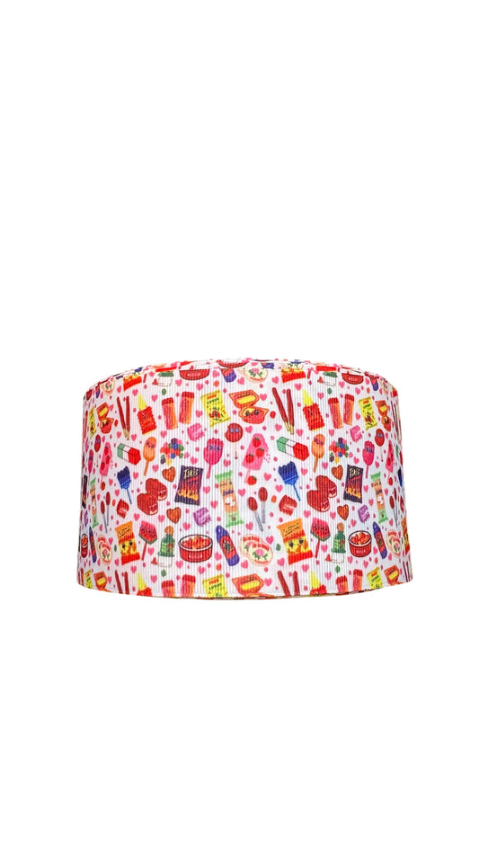 Kawaii Mexican Snacks Grosgrain Ribbon