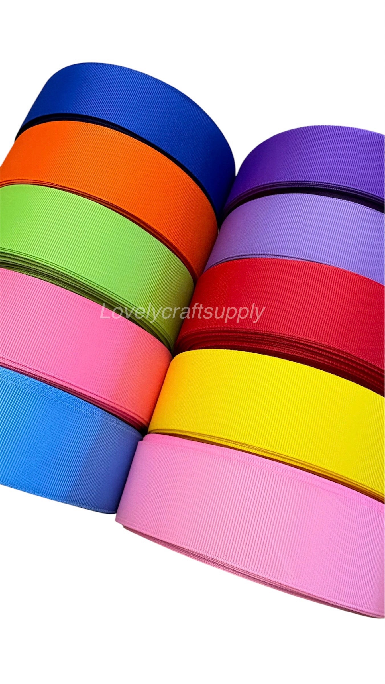 5 yards-Solid 1.5” inch grosgrain ribbon