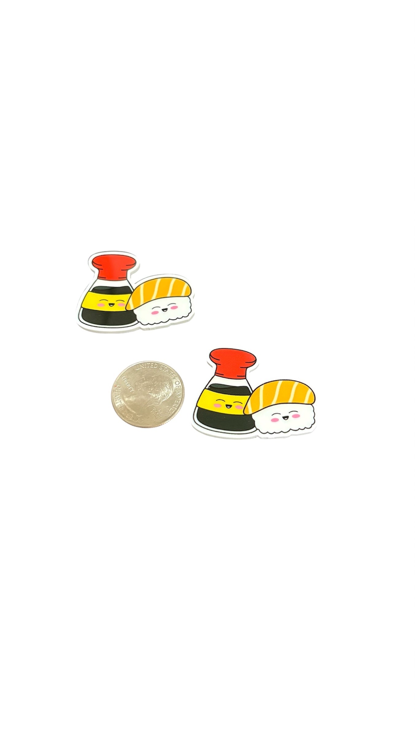 Sushi and soy sauce