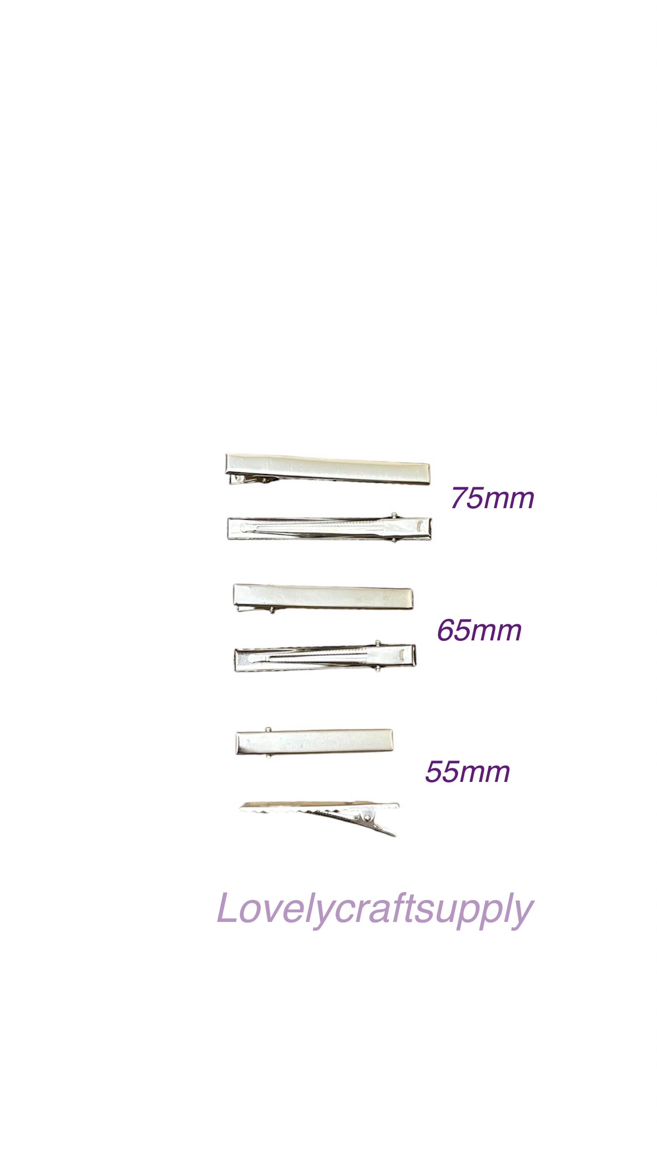Alligator hair clips