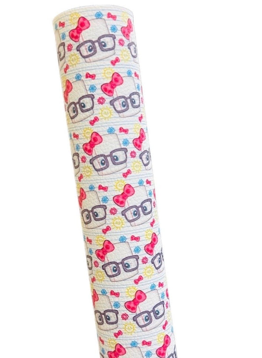 Kawaii Notebook Paper Faux Leather Sheets
