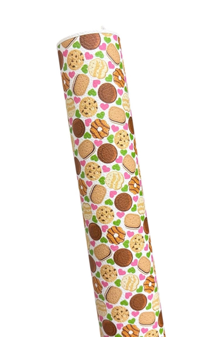 Cookie Themed Faux Leather Sheets