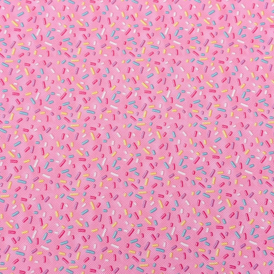 Strawberry Sprinkles Faux Leather Sheets