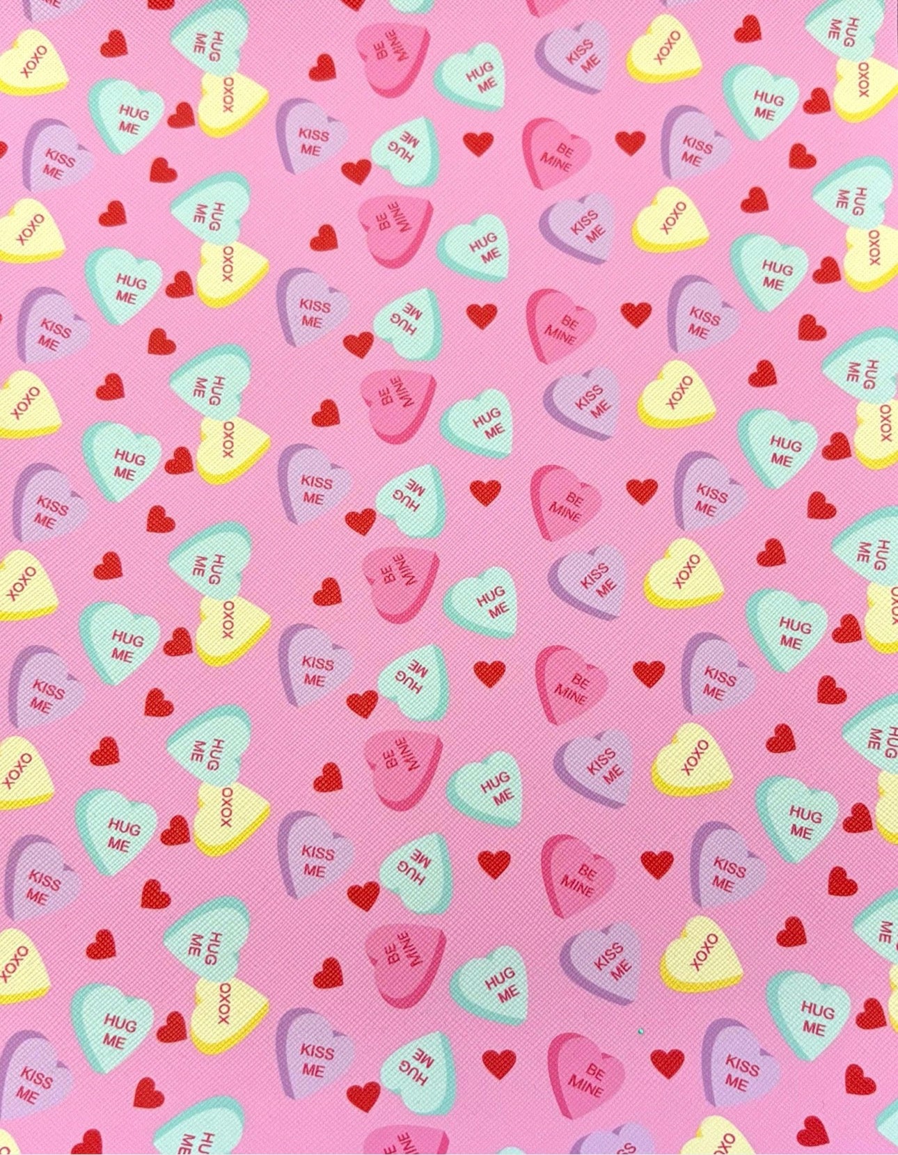 Valentines Faux Leather Sheets
