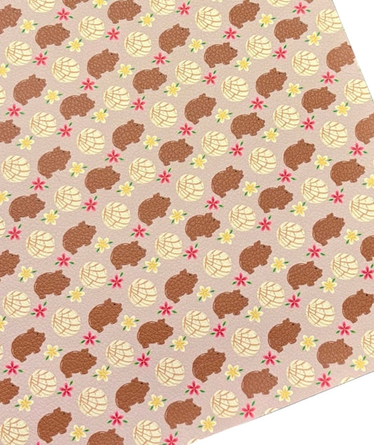 Floral Maranito Faux Leather Sheets