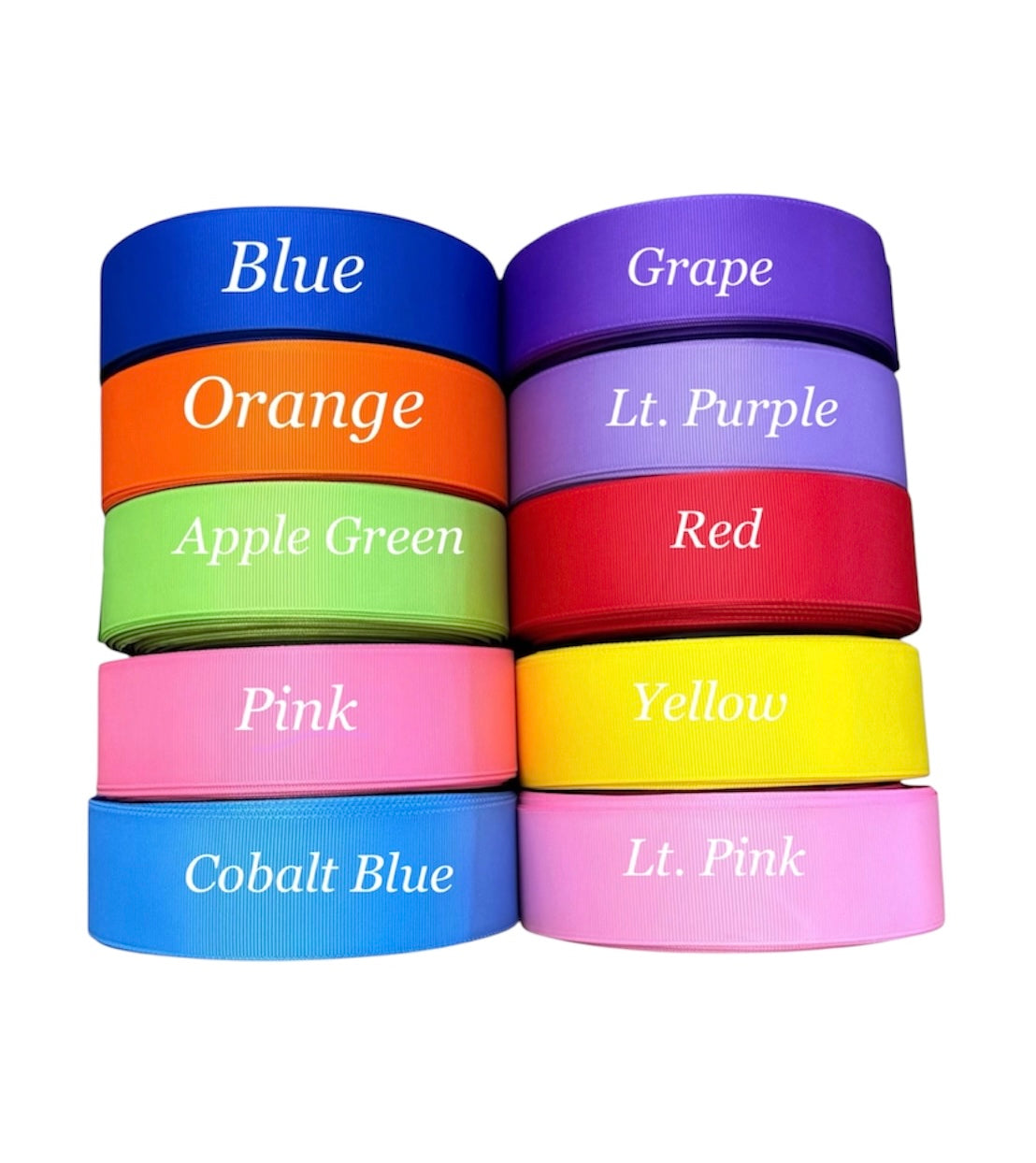 5 yards-Solid 1.5” inch grosgrain ribbon