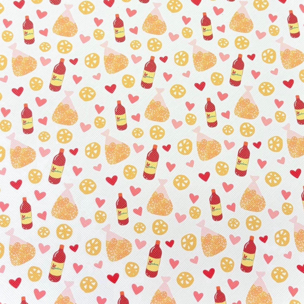 Hot Sauce Faux Leather Sheets