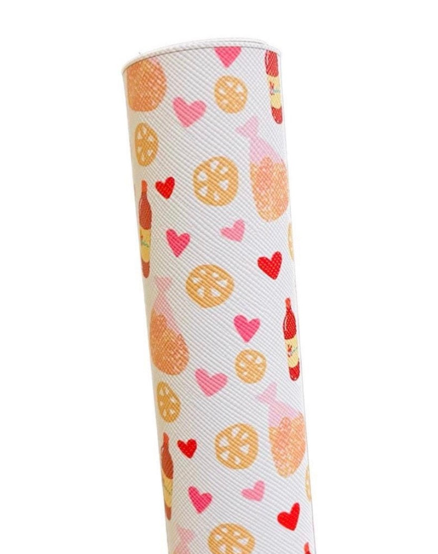 Hot Sauce Faux Leather Sheets