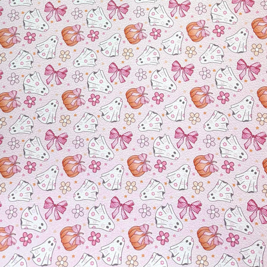 Ghosts and Pumpkin’s Faux Leather Sheets