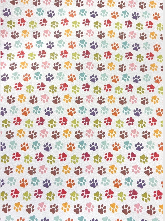 Dog Paws Faux Leather Sheets