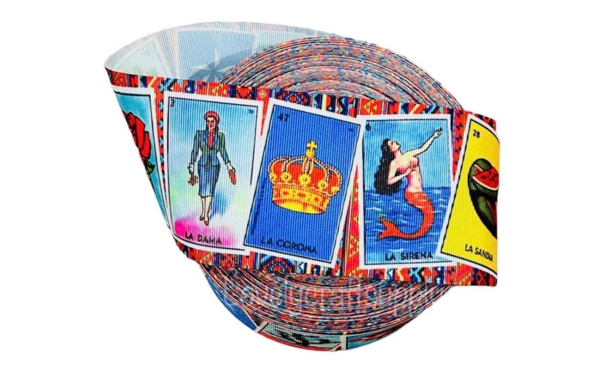 3” Mexican themed ribbon