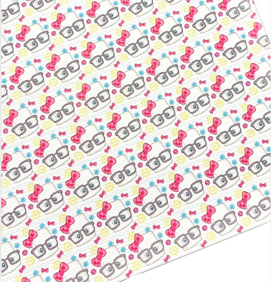 Kawaii Notebook Paper Faux Leather Sheets