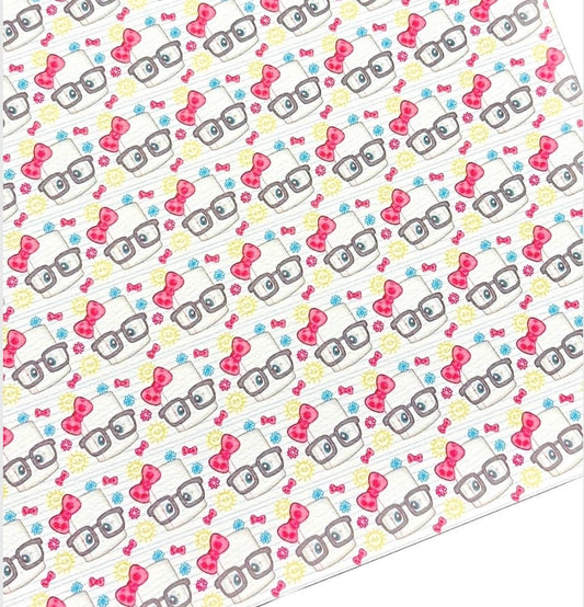 Kawaii Notebook Paper Faux Leather Sheets