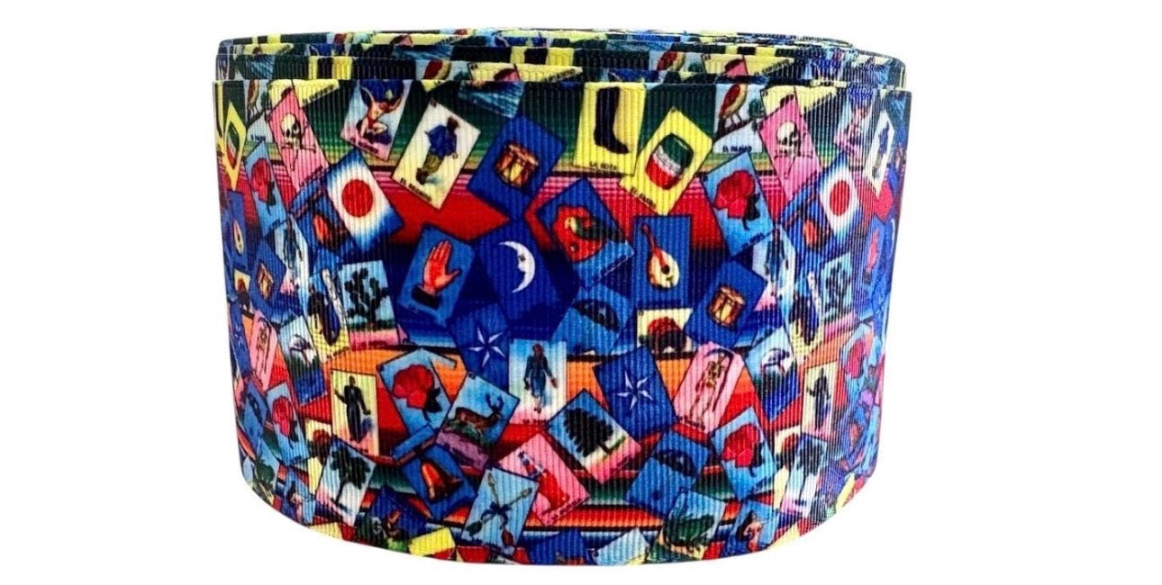 3” Mexican themed ribbon