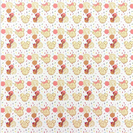 Concha Sprinkles Faux Leather Sheets