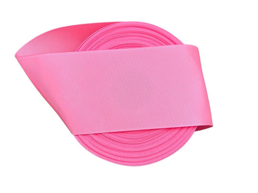 3” Solid Pink ribbon
