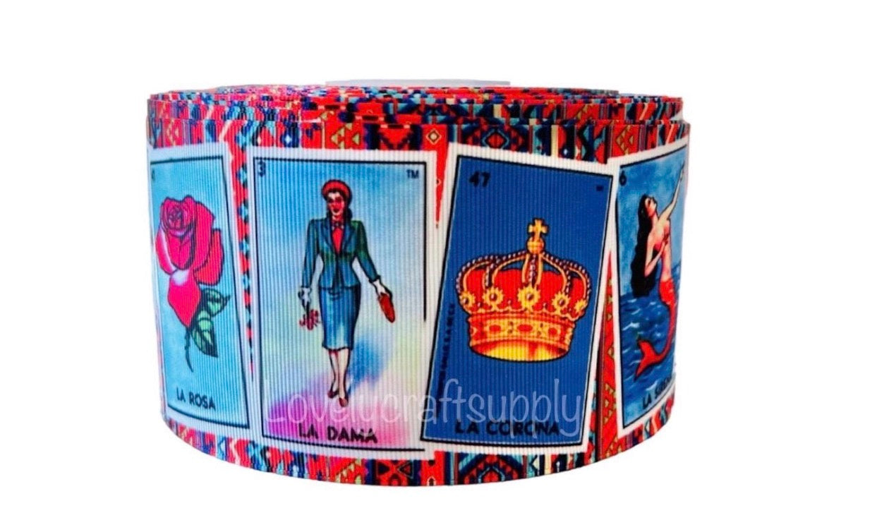 3” Mexican themed ribbon