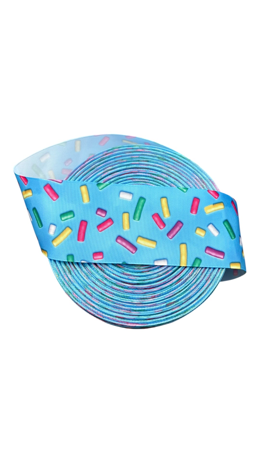 2” Blue Sprinkles Ribbon