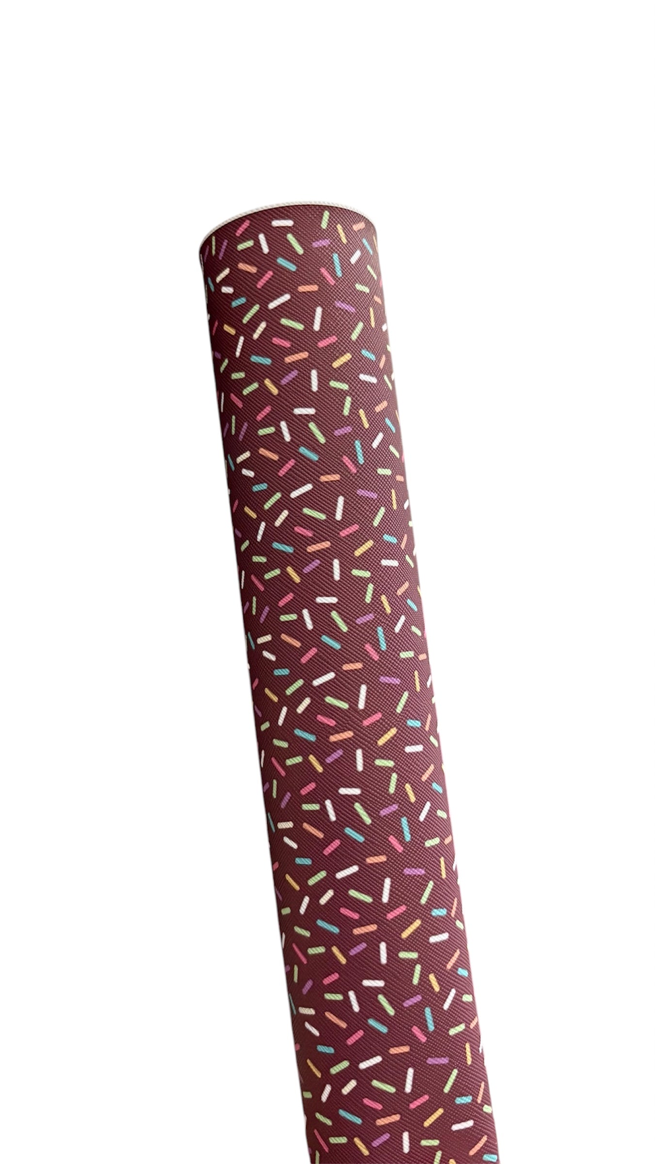 Chocolate Sprinkles Faux Leather Sheets