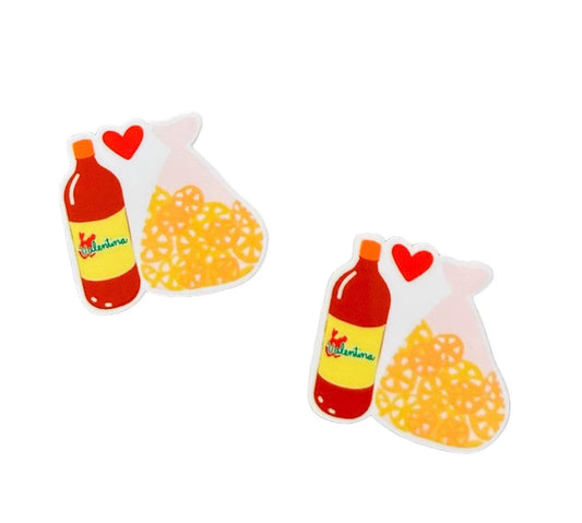 Mexican Hot Sauce Resin Flat backs