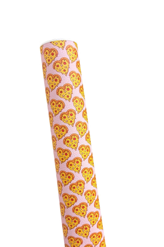 Clearance Heart Shaped Pizza’s Faux Leather Sheets